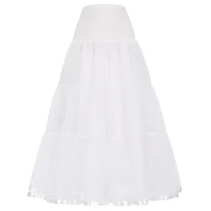 1950s Petticoat Underskirt Vintage Hoop Skirt for A-line Dress