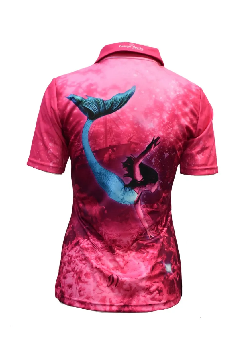 Adult Short Sleeve Sun Safe Shirts - Mermaids