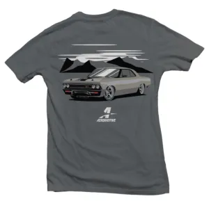 Aeromotive Muscle Car Logo Grey T-Shirt - X-Large