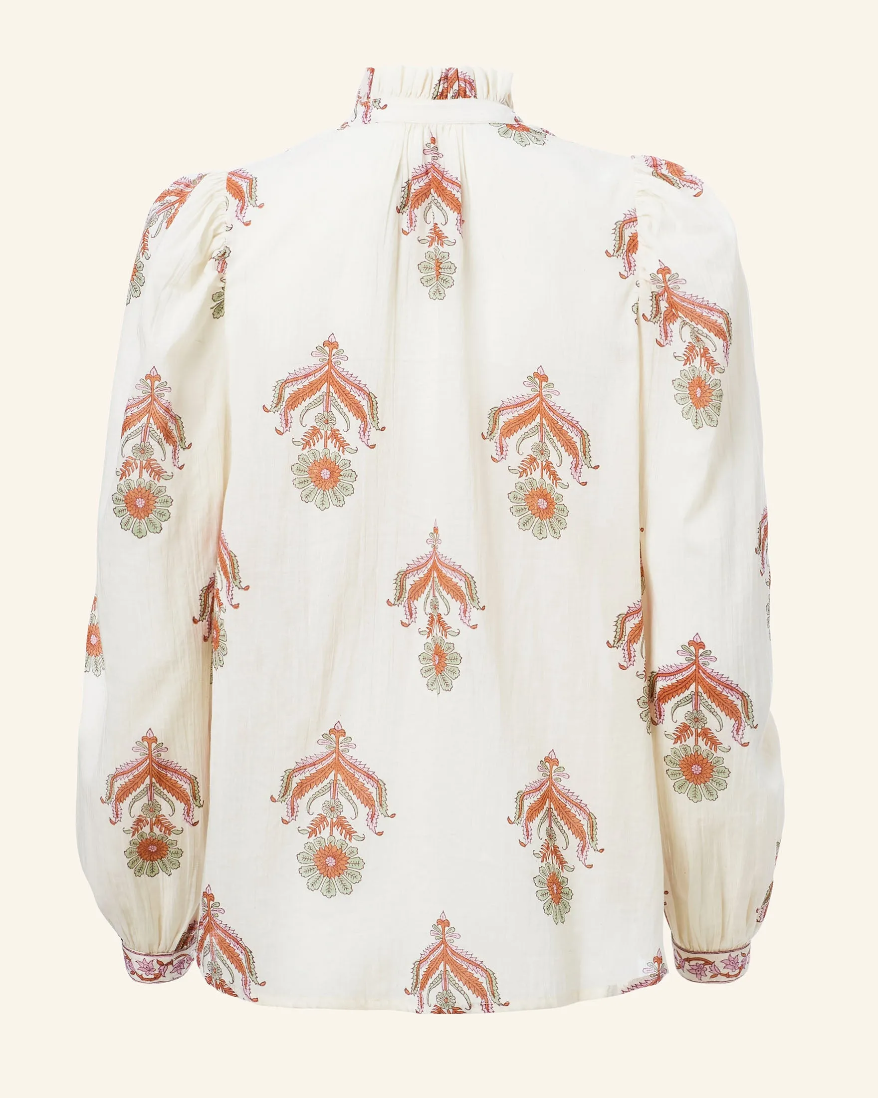 Annabel Guava Cactus Flower Shirt