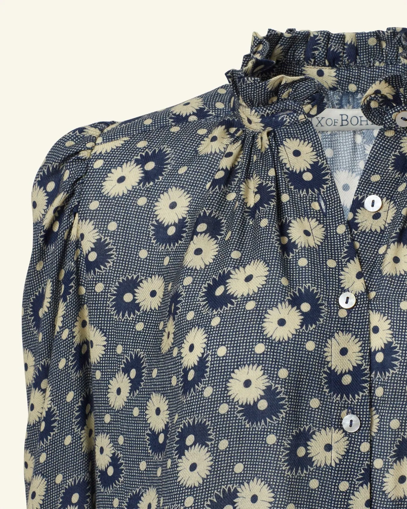 Artemis Navy Daisy Shirt