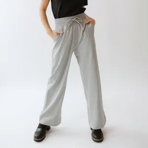 Audrey Trouser, Heather Light Grey