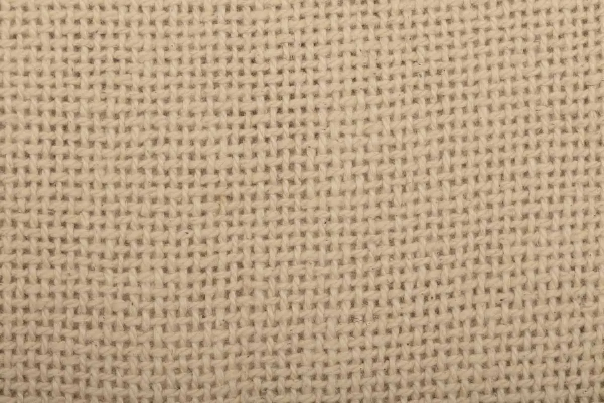 Burlap Vintage Standard Sham w/ Fringed Ruffle 21x27