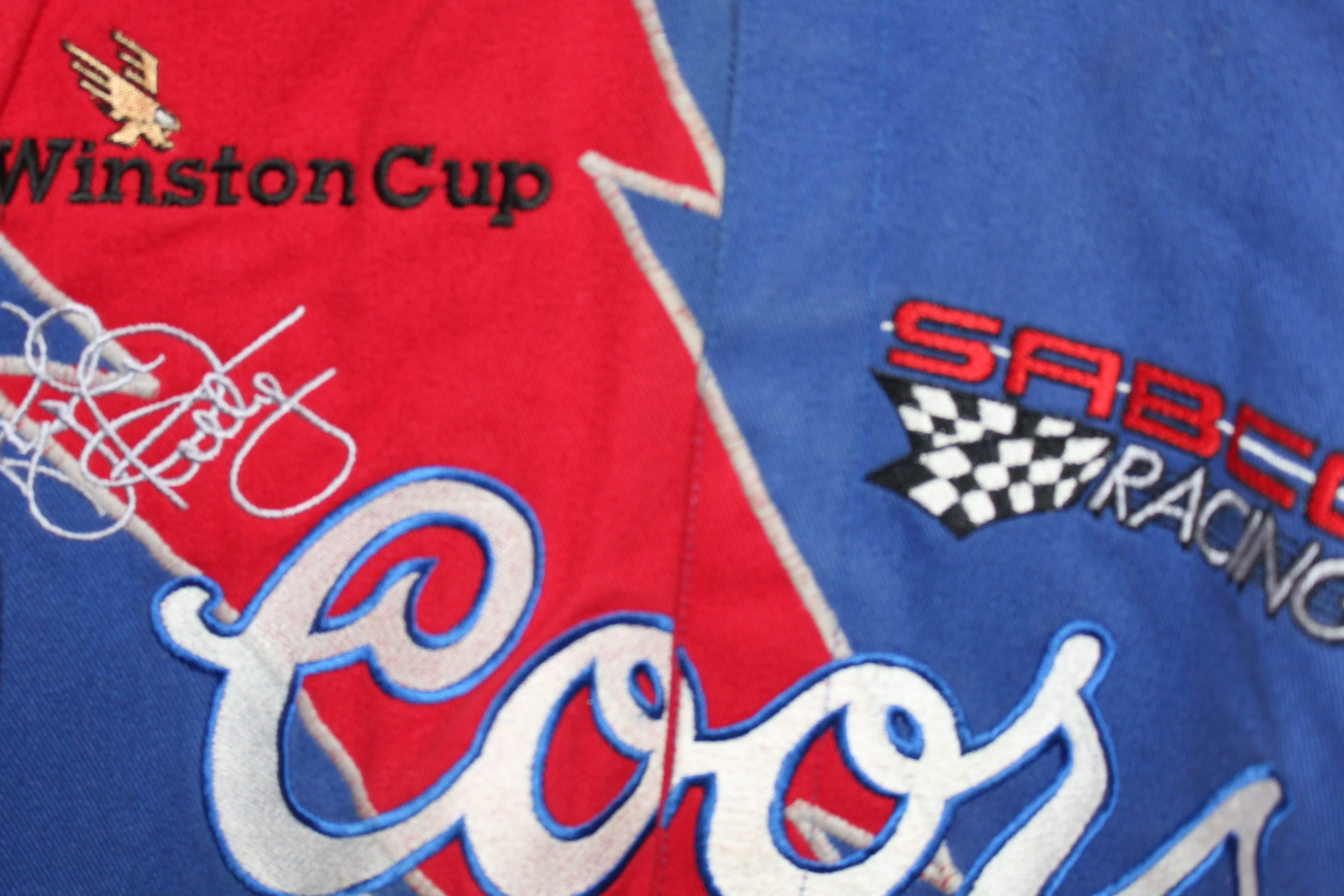 Coors Light Racing Silver Bullet NASCAR Kyle Petty #42 Jeff Hamilton Jacket (L)