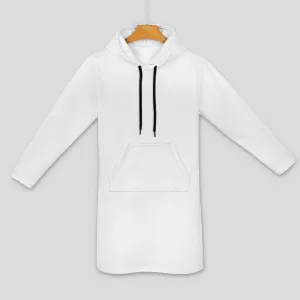 Design Your Own 230gsm Long Sleeve Hoodie Dress-S to 5XL