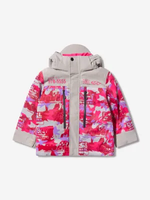 Diesel Girls Racing Print Ski Jacket