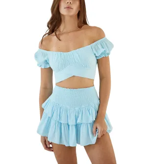 Dominica Ruffle Elastic Skirt