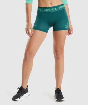 Gymshark Apex Seamless Low Rise Shorts - Teal