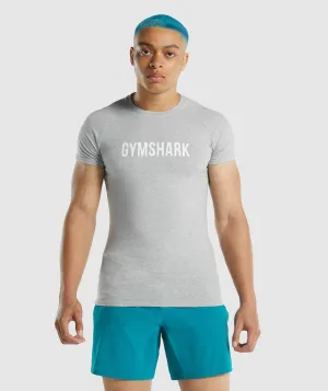 Gymshark Apollo T-Shirt - Light Grey Marl