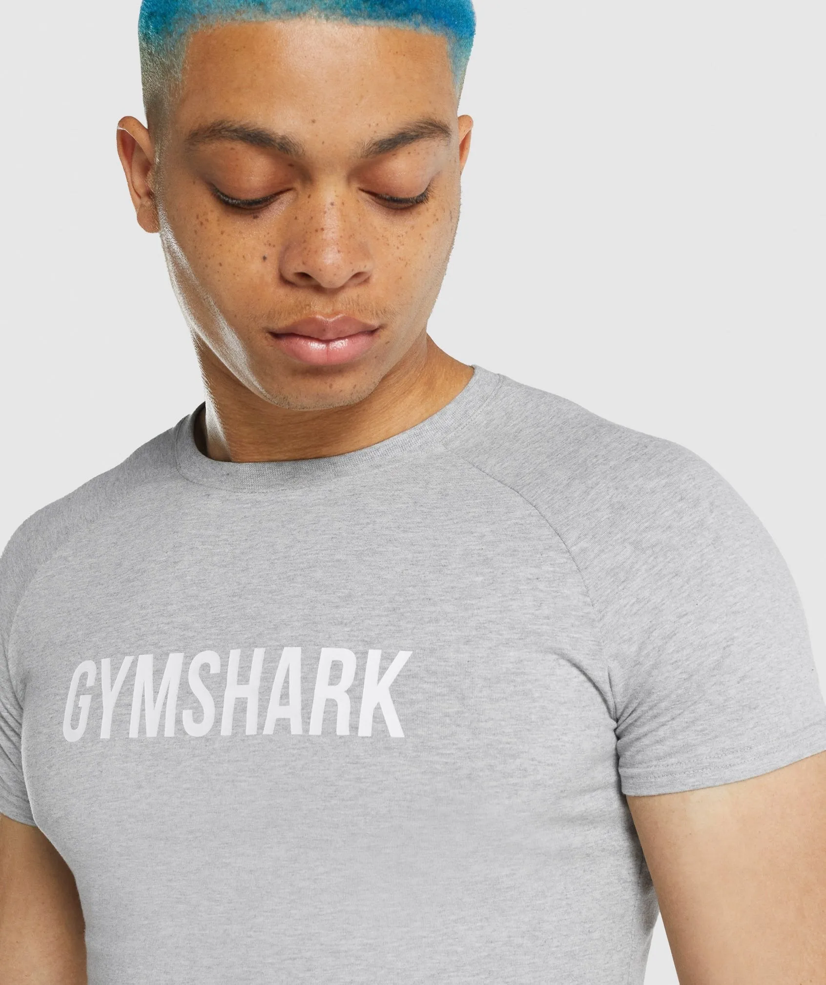 Gymshark Apollo T-Shirt - Light Grey Marl