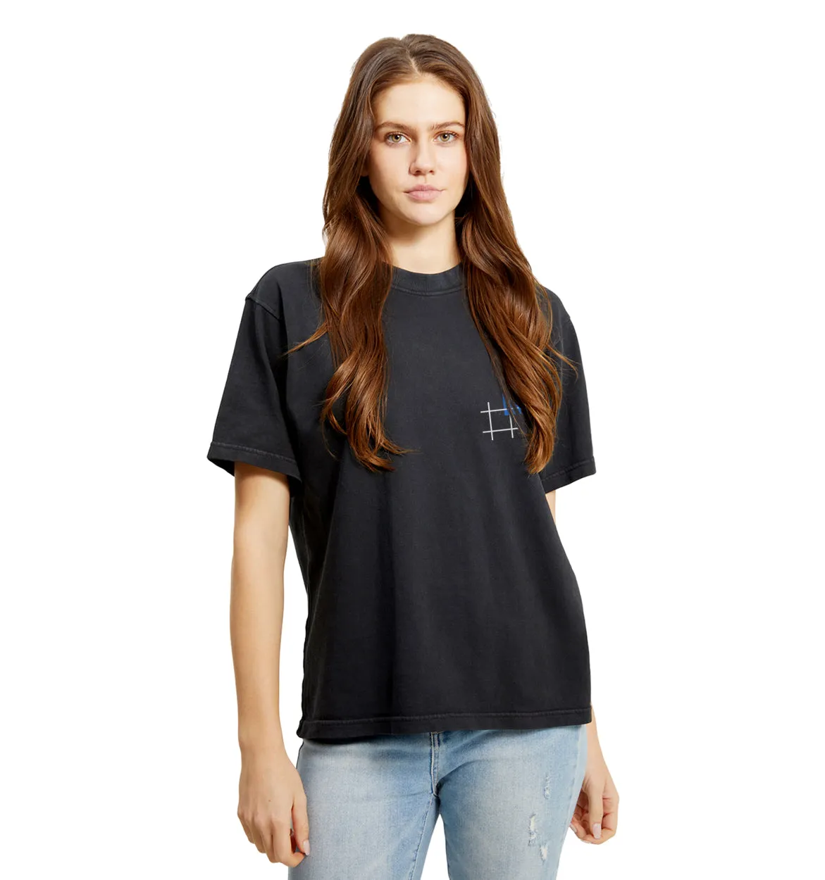 Icon heavyweight Boxy Black Tee