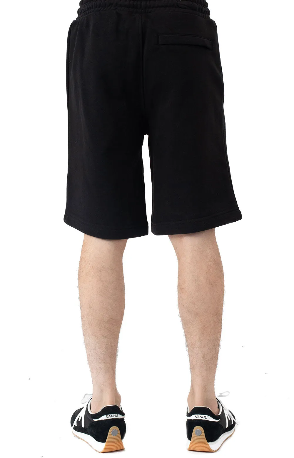 Kappa Men's Authentic Uppsala French Terry Sweat Shorts - Black/White