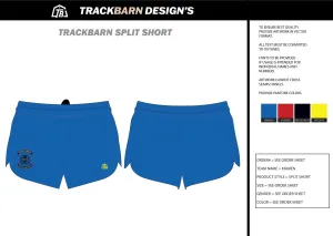 Kraken-- Womens Split Track Short