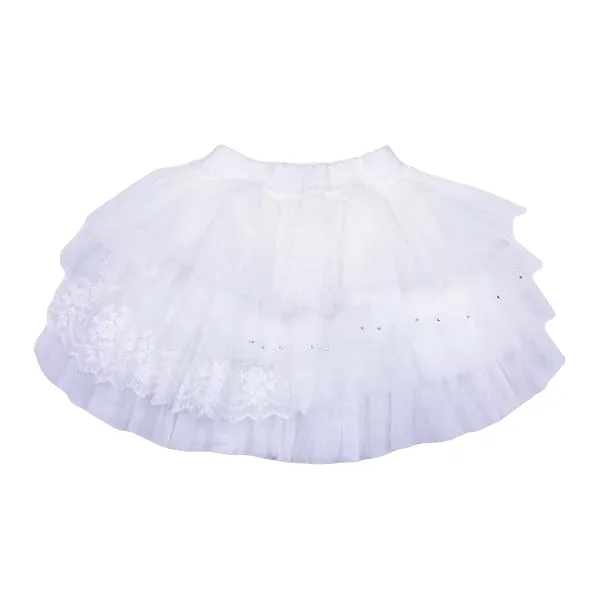 Lace Tier Tulle Skirt