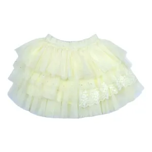 Lace Tier Tulle Skirt