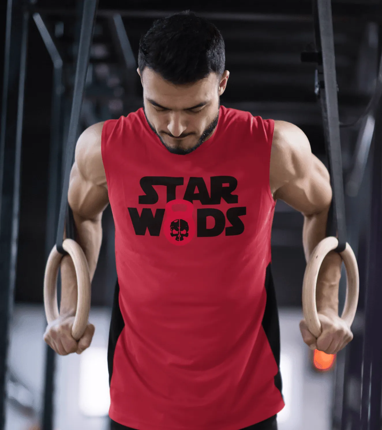 Men's Star Wods Muscle Tank T-shirt