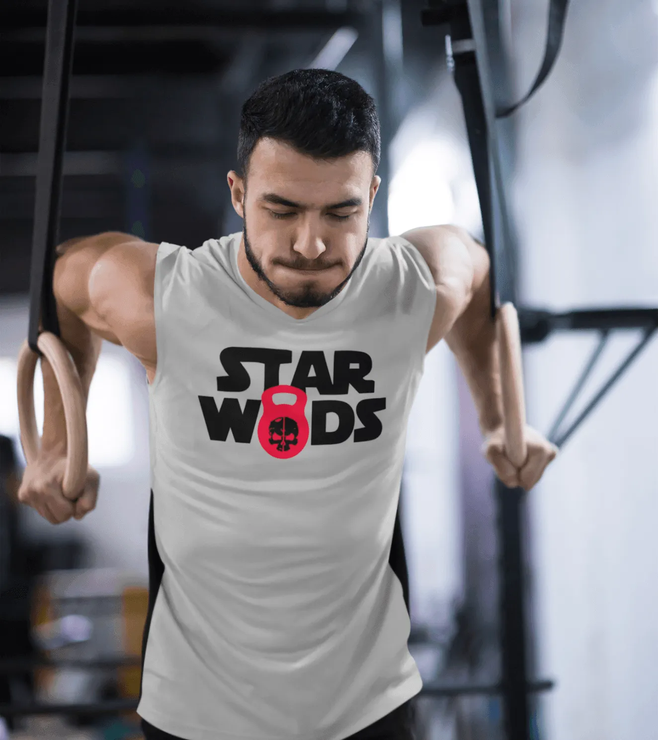 Men's Star Wods Muscle Tank T-shirt