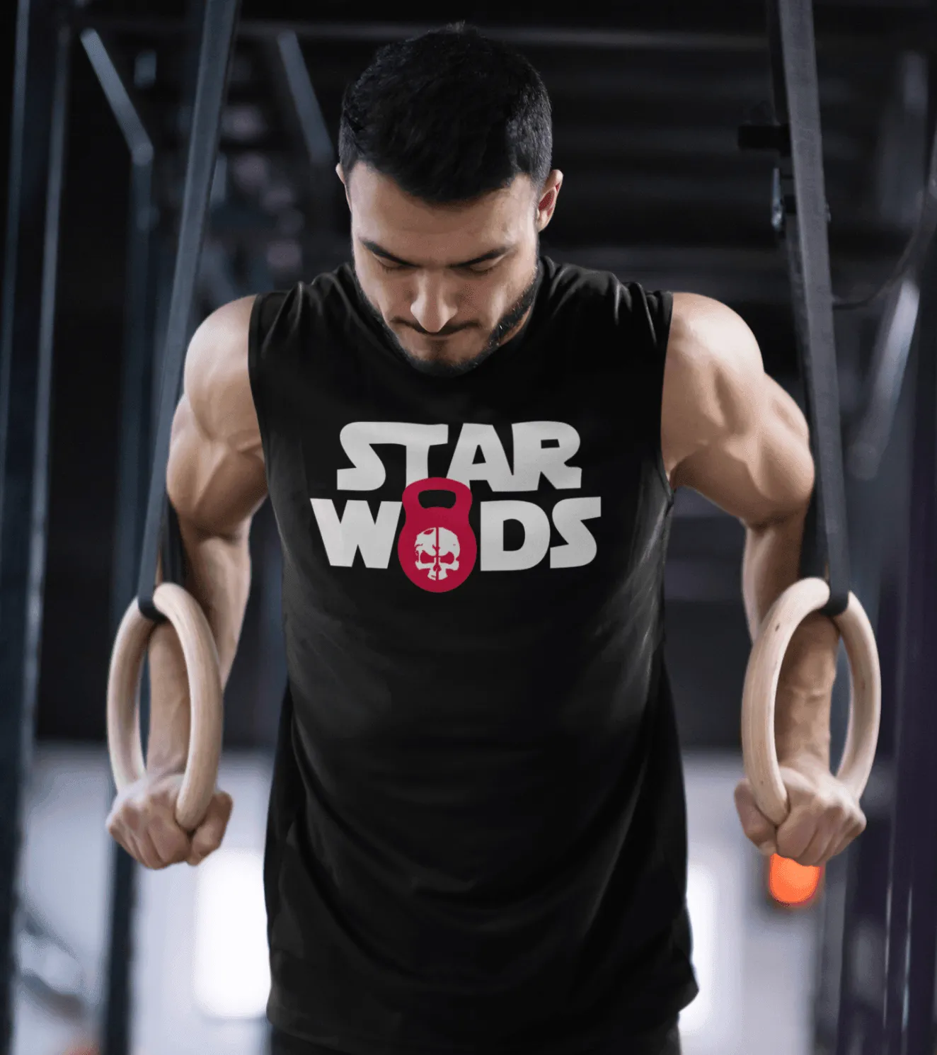 Men's Star Wods Muscle Tank T-shirt