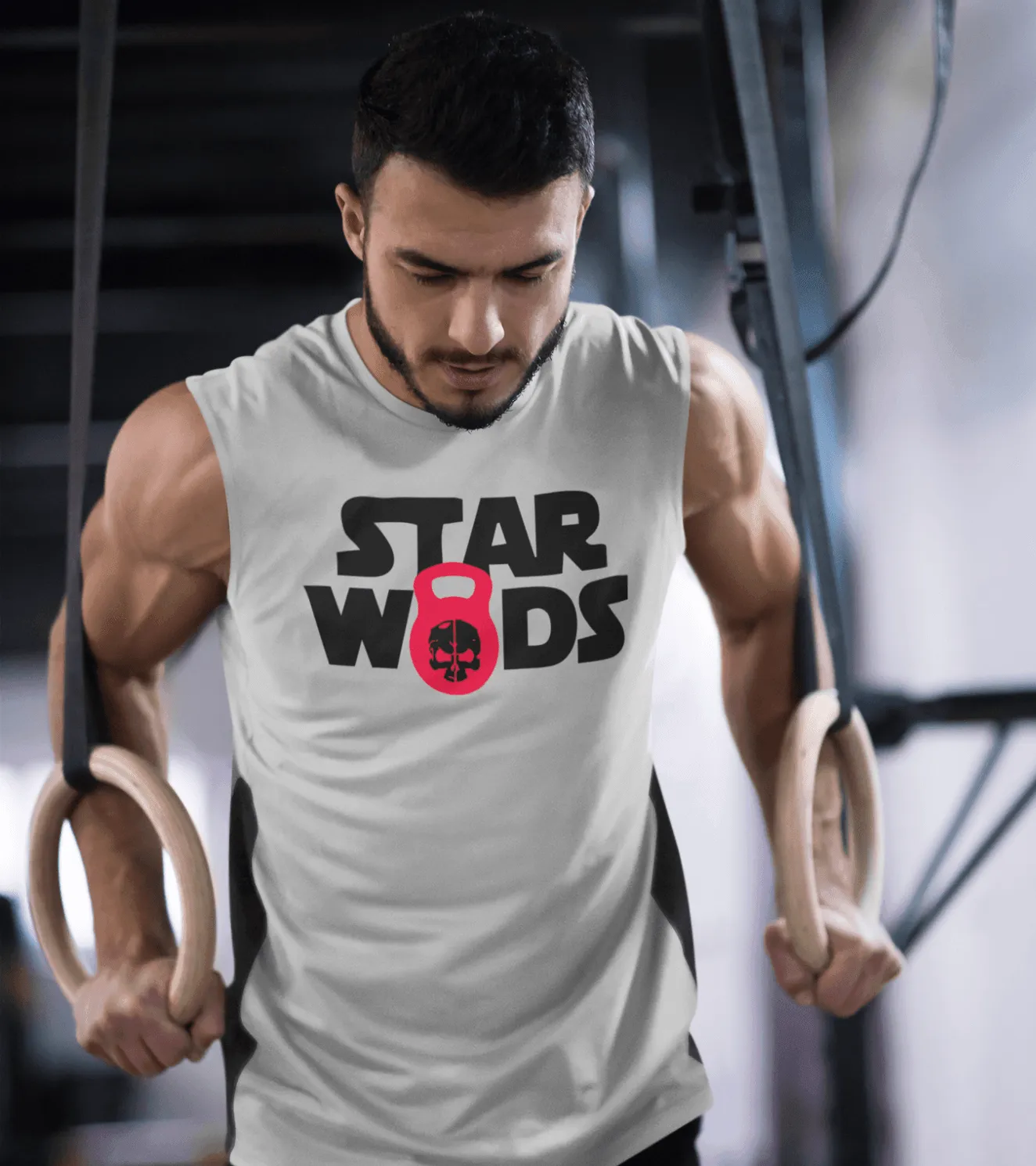 Men's Star Wods Muscle Tank T-shirt