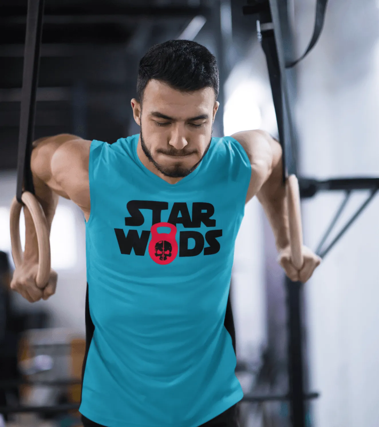 Men's Star Wods Muscle Tank T-shirt