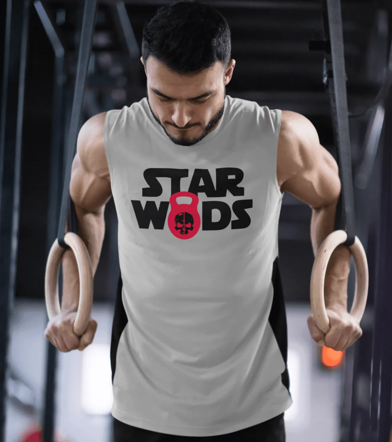 Men's Star Wods Muscle Tank T-shirt