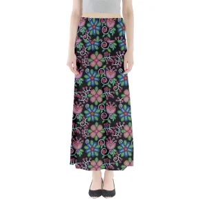 Midnight Garden Full Length Maxi Skirt