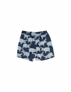 Mini Rodini Hippo Swim Shorts Grey