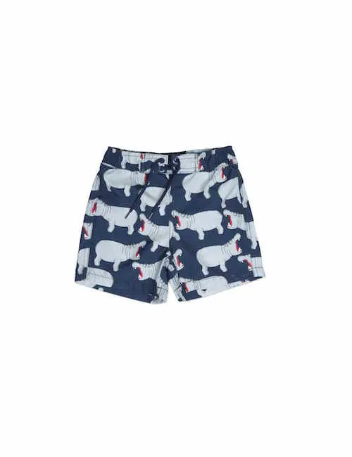 Mini Rodini Hippo Swim Shorts Grey