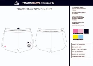 Moo-- Womens Split Track Short