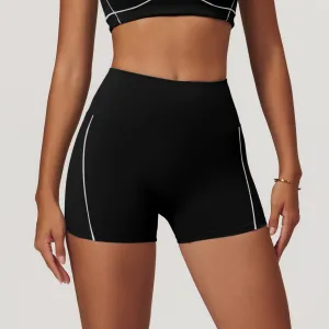 Nude Feel Tight Yoga Shorts High Waist Hip Lift Outer Wear Fitness Shorts Women Running Workout Pants