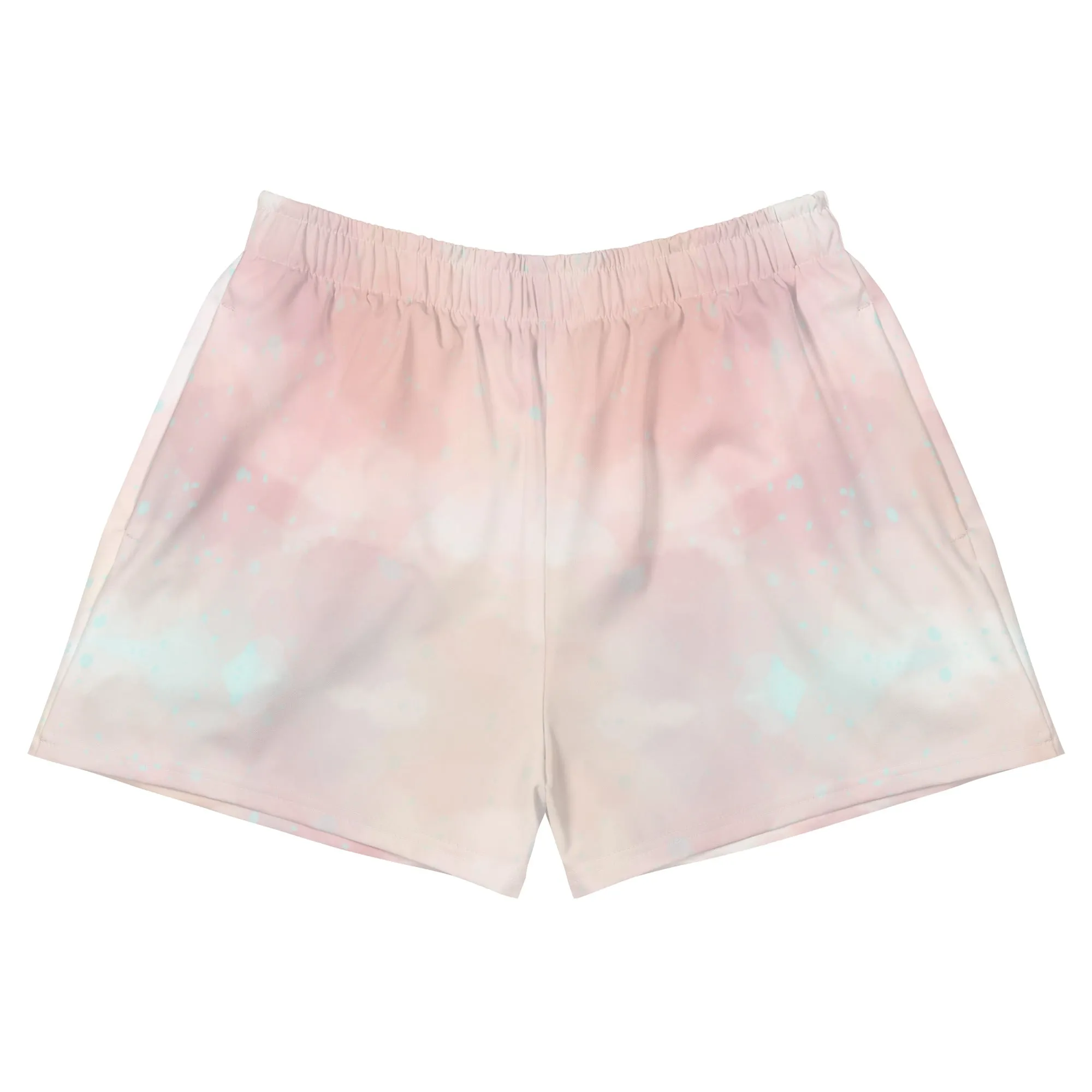 Pink Vaporwave- Women’s Eco Athletic Shorts