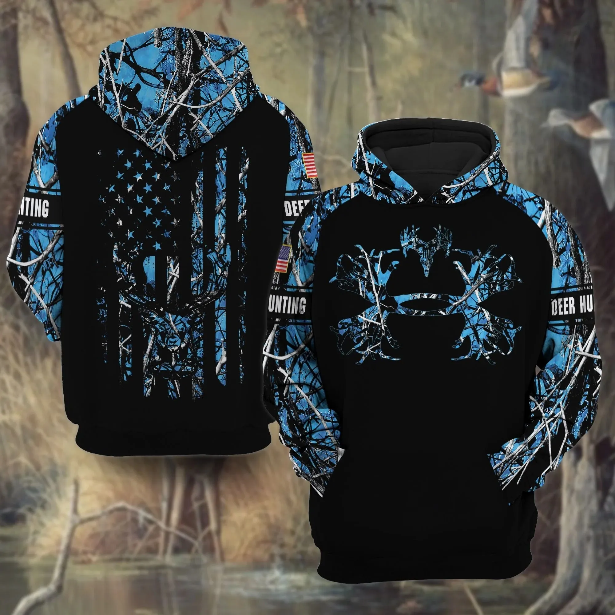 Premium Deer Hunting Hoodie 3D All Over Print Limited Edition Multicolor Hunting Hoodie Gift For Hunter