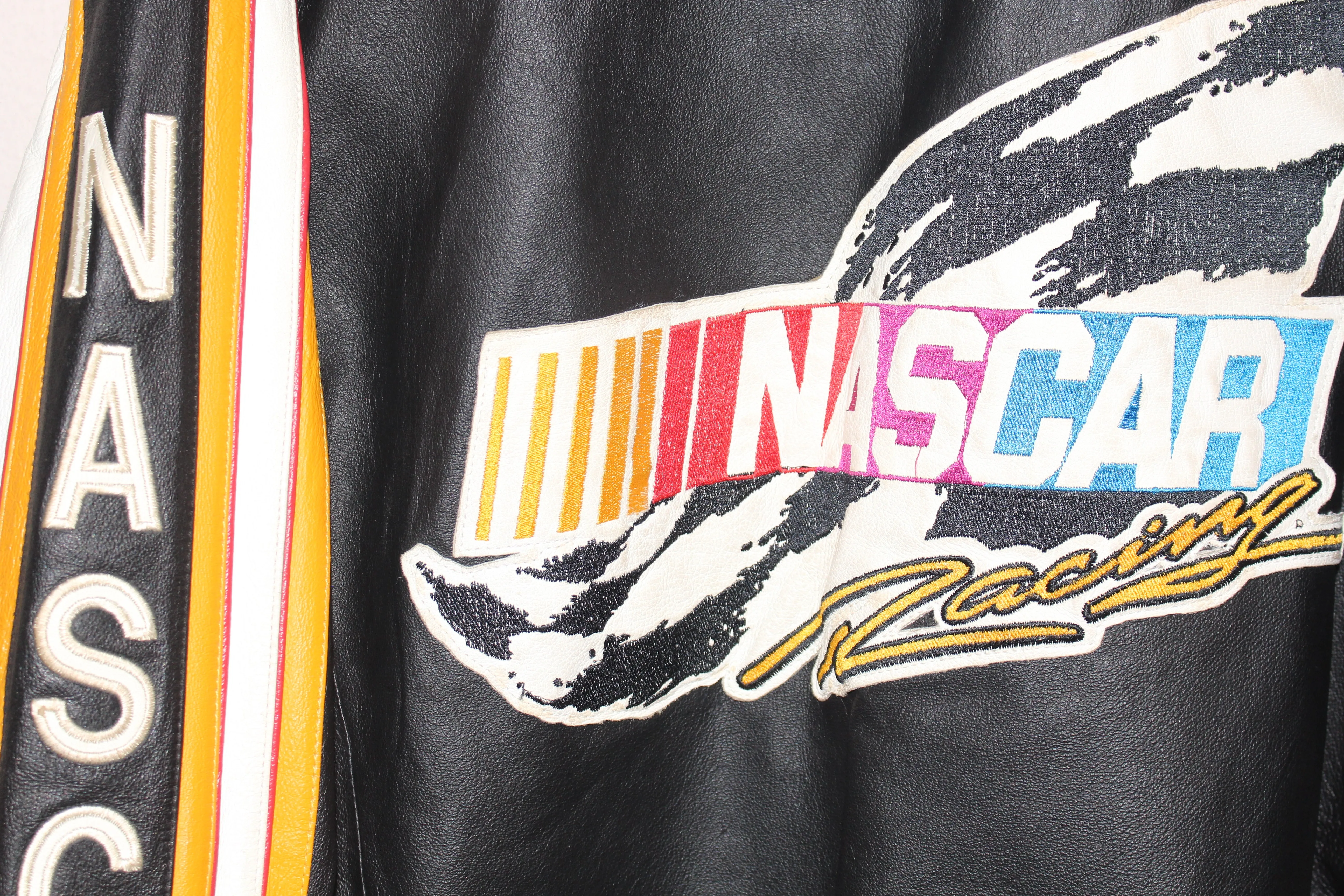 Rare NASCAR Leather Jacket (L)