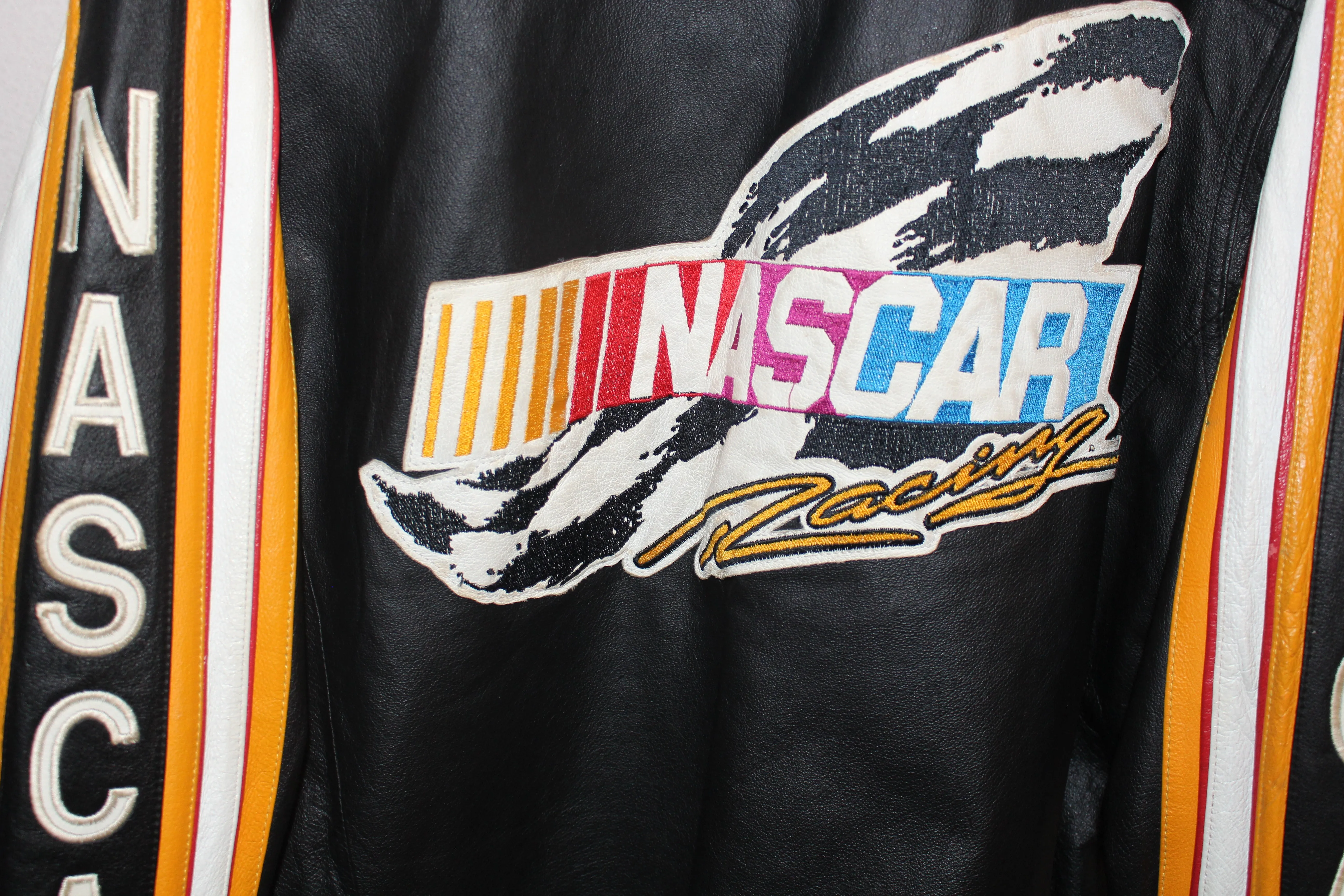 Rare NASCAR Leather Jacket (L)