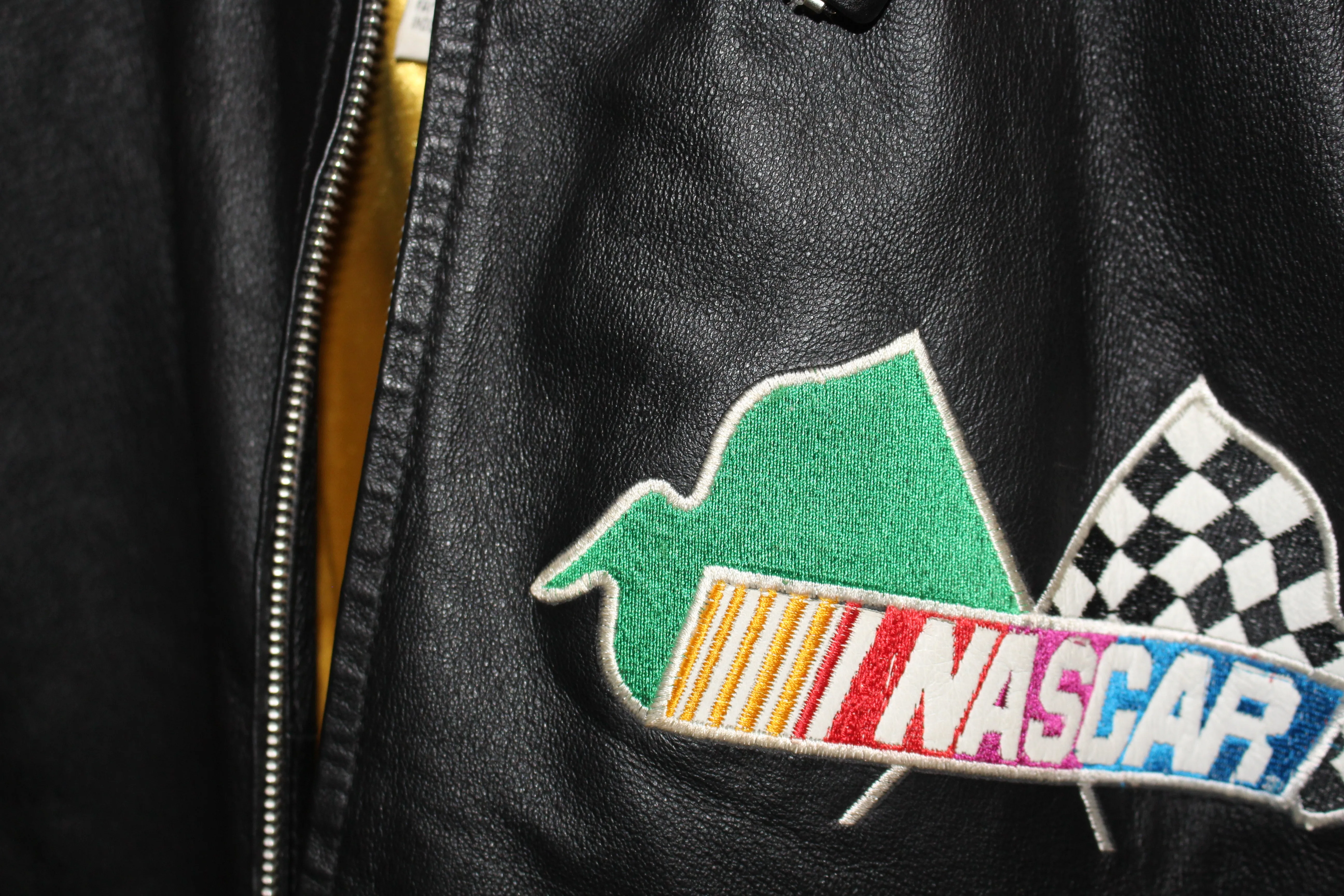 Rare NASCAR Leather Jacket (L)