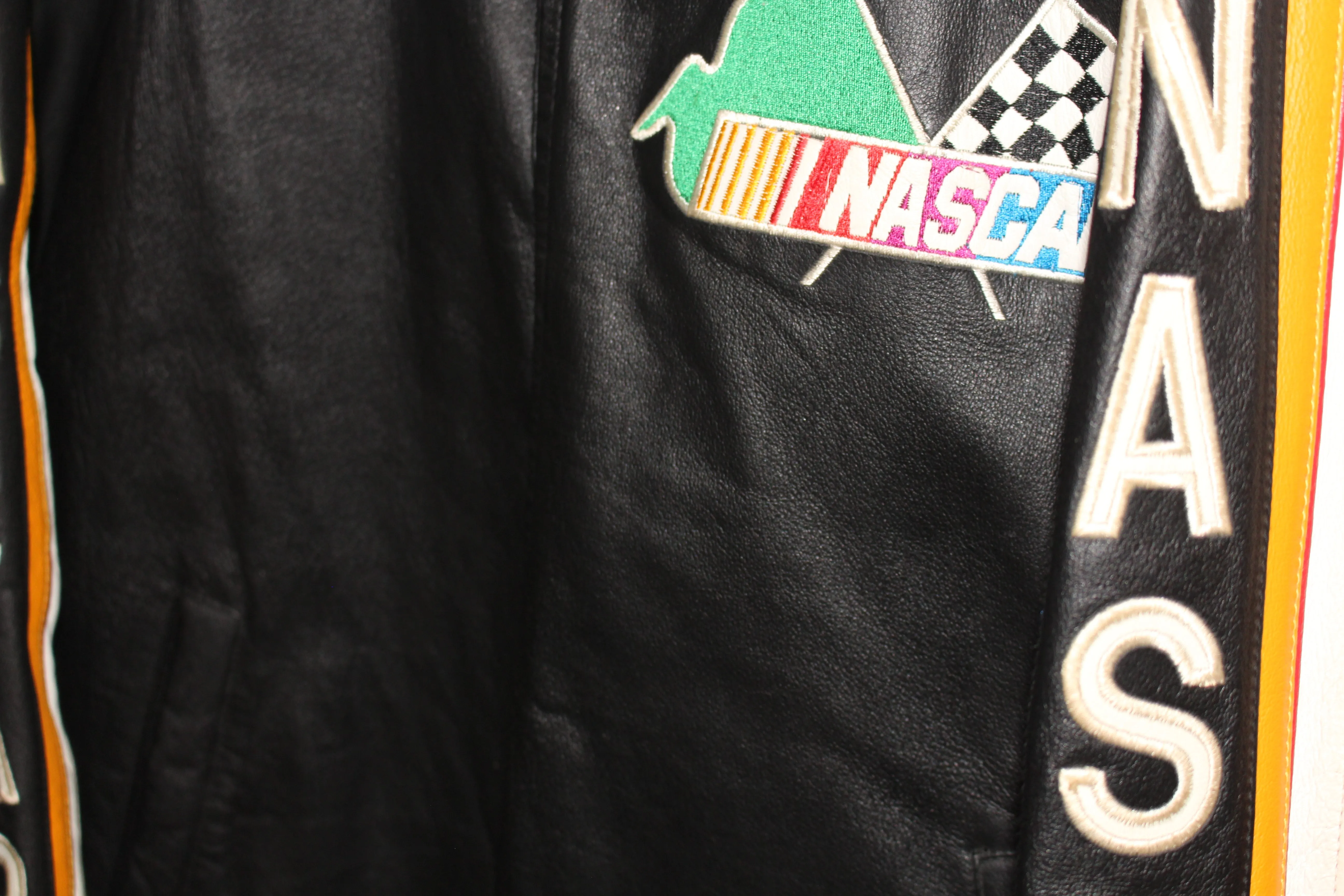 Rare NASCAR Leather Jacket (L)