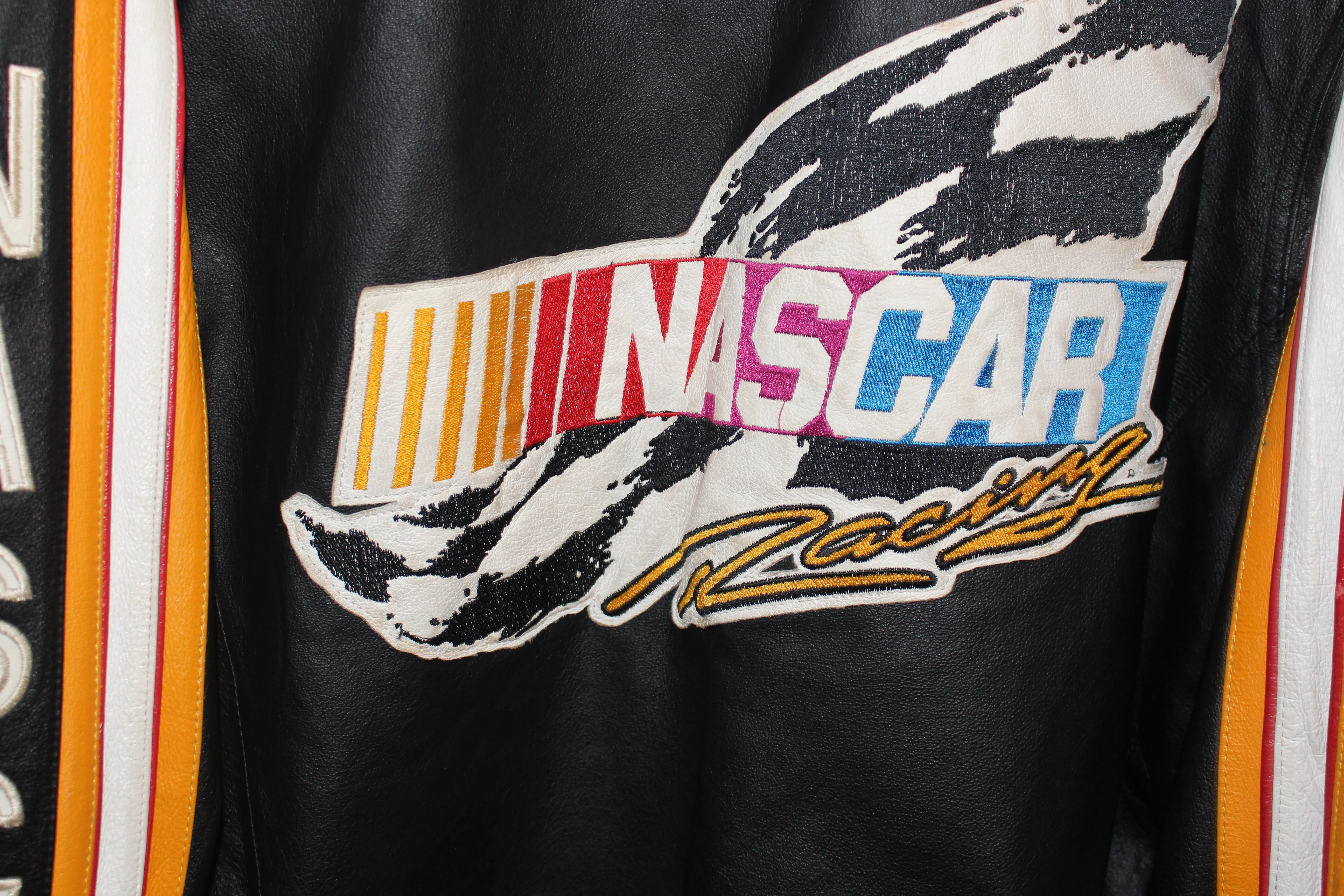 Rare NASCAR Leather Jacket (L)