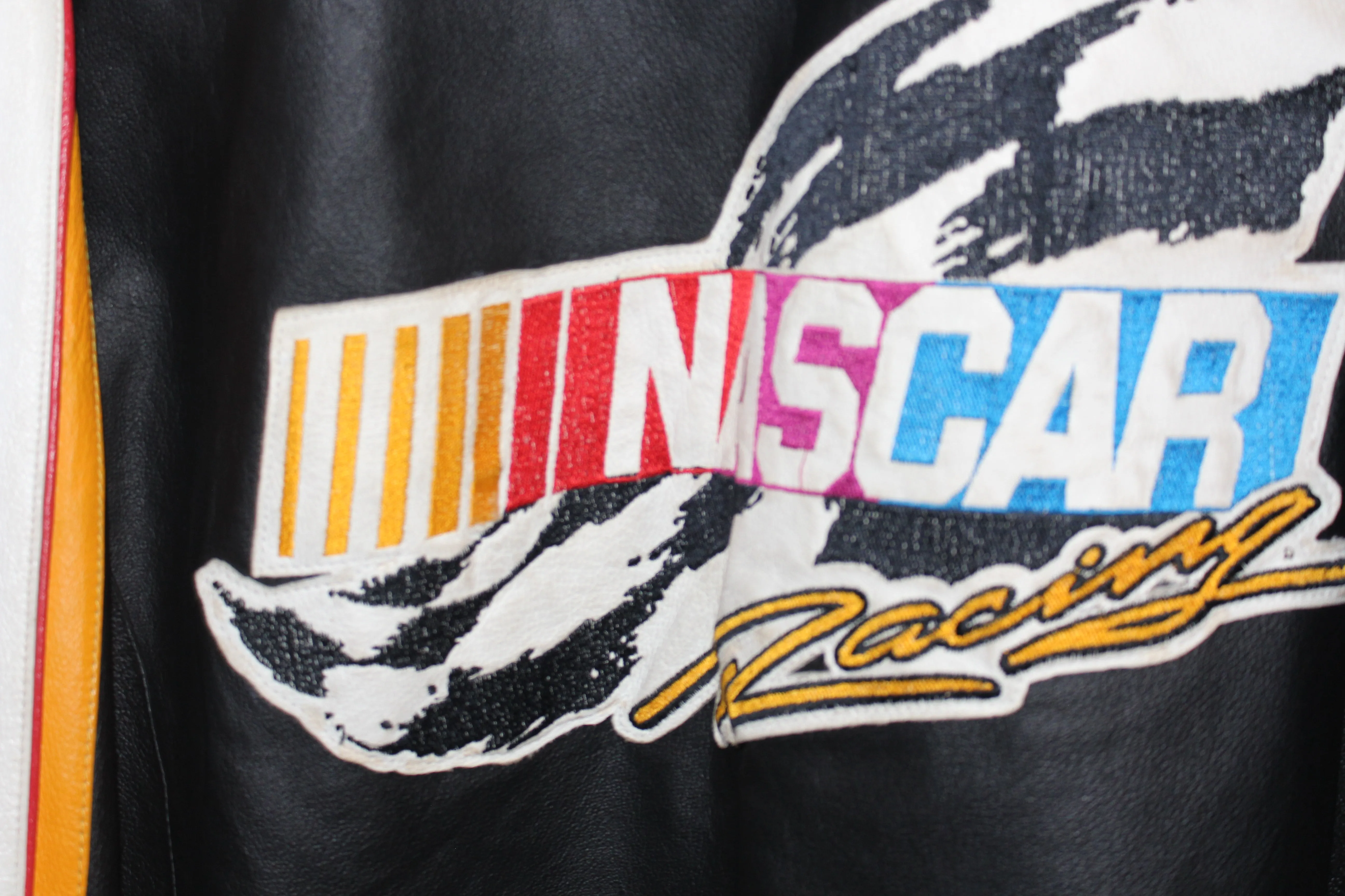 Rare NASCAR Leather Jacket (L)