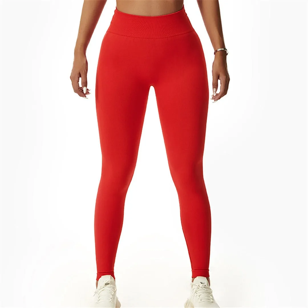 S - XL High Waist Sport Pants Sexy Yoga Leggings Women Fitness Tight Seamless Leggings For Women Gym Elastic Pants Female A088P