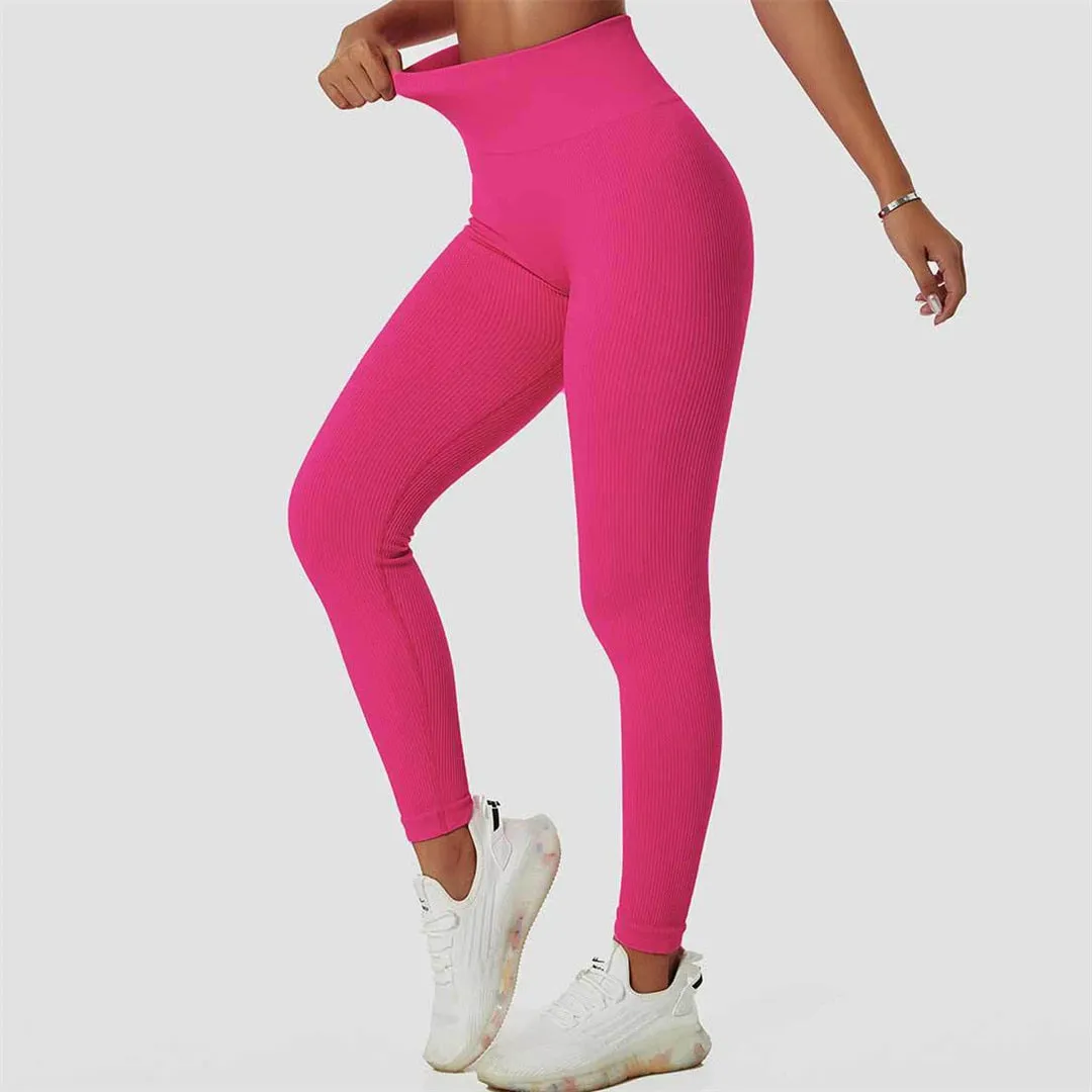 S - XL Sexy High Waist Legging Women Fitness Tight Pants Seamless Yoga Leggings For Women Gym Running Sport Elastic Pants A081P