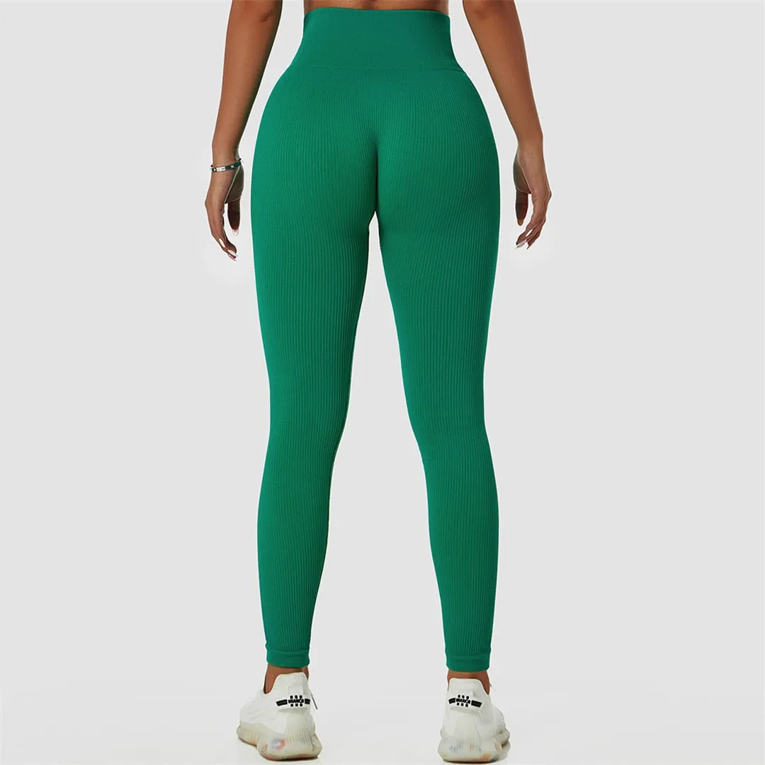 S - XL Sexy High Waist Legging Women Fitness Tight Pants Seamless Yoga Leggings For Women Gym Running Sport Elastic Pants A081P