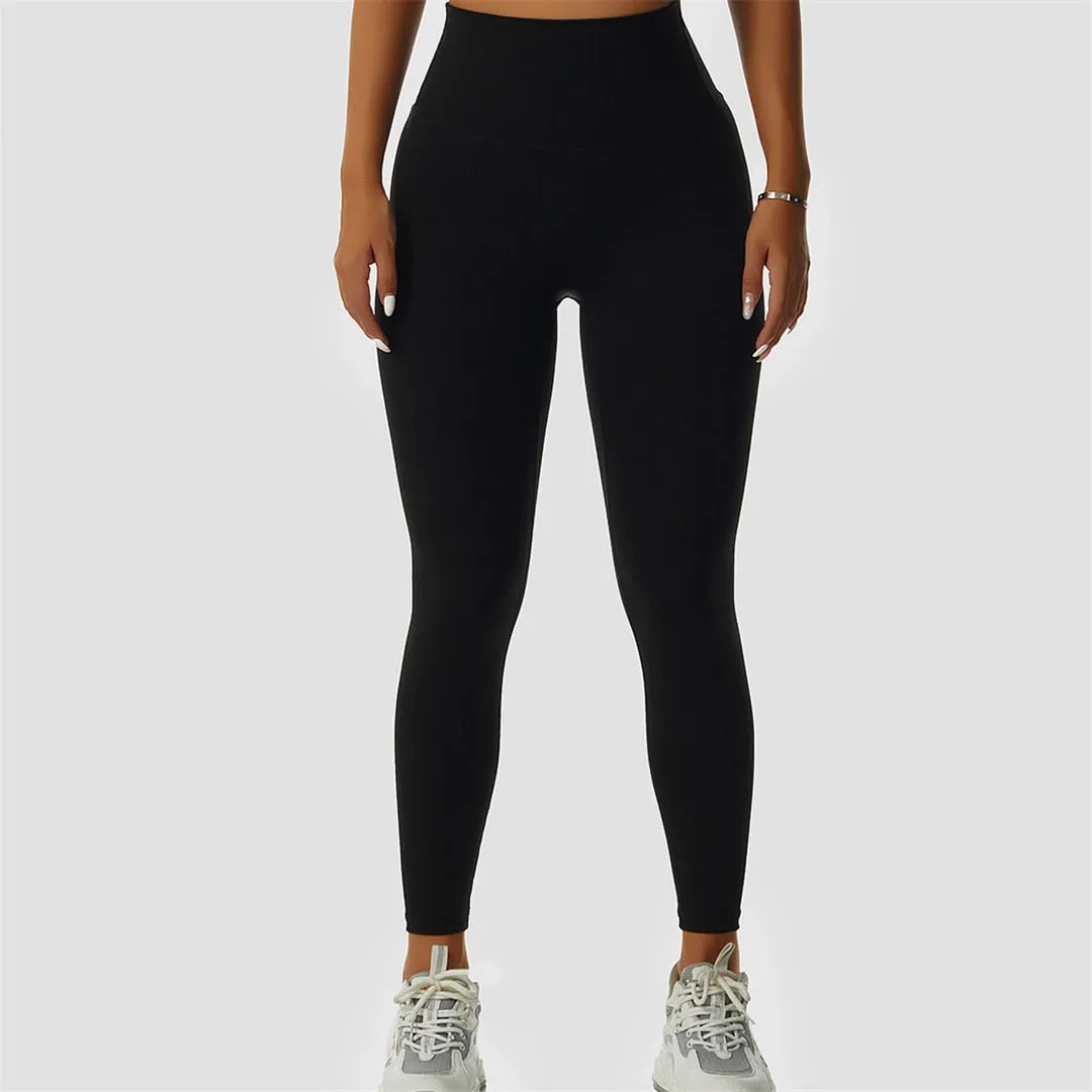 S - XL Sexy Yoga Pants High Waist Leggings Women Fitness Tight Seamless Leggings For Women Gym Sport Elastic Pants Female A087P