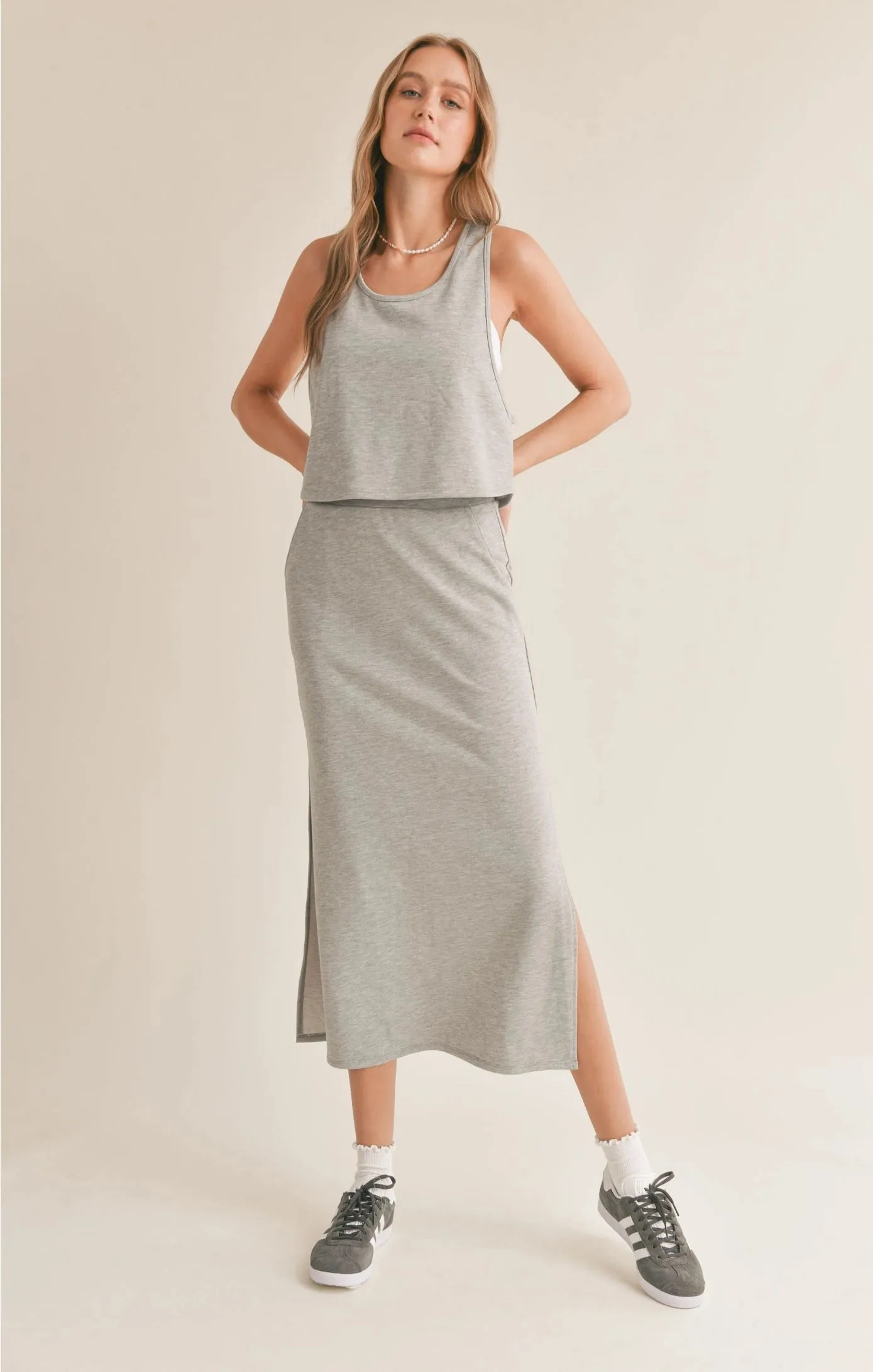 Sadie & Sage Break a Sweat Maxi Skirt