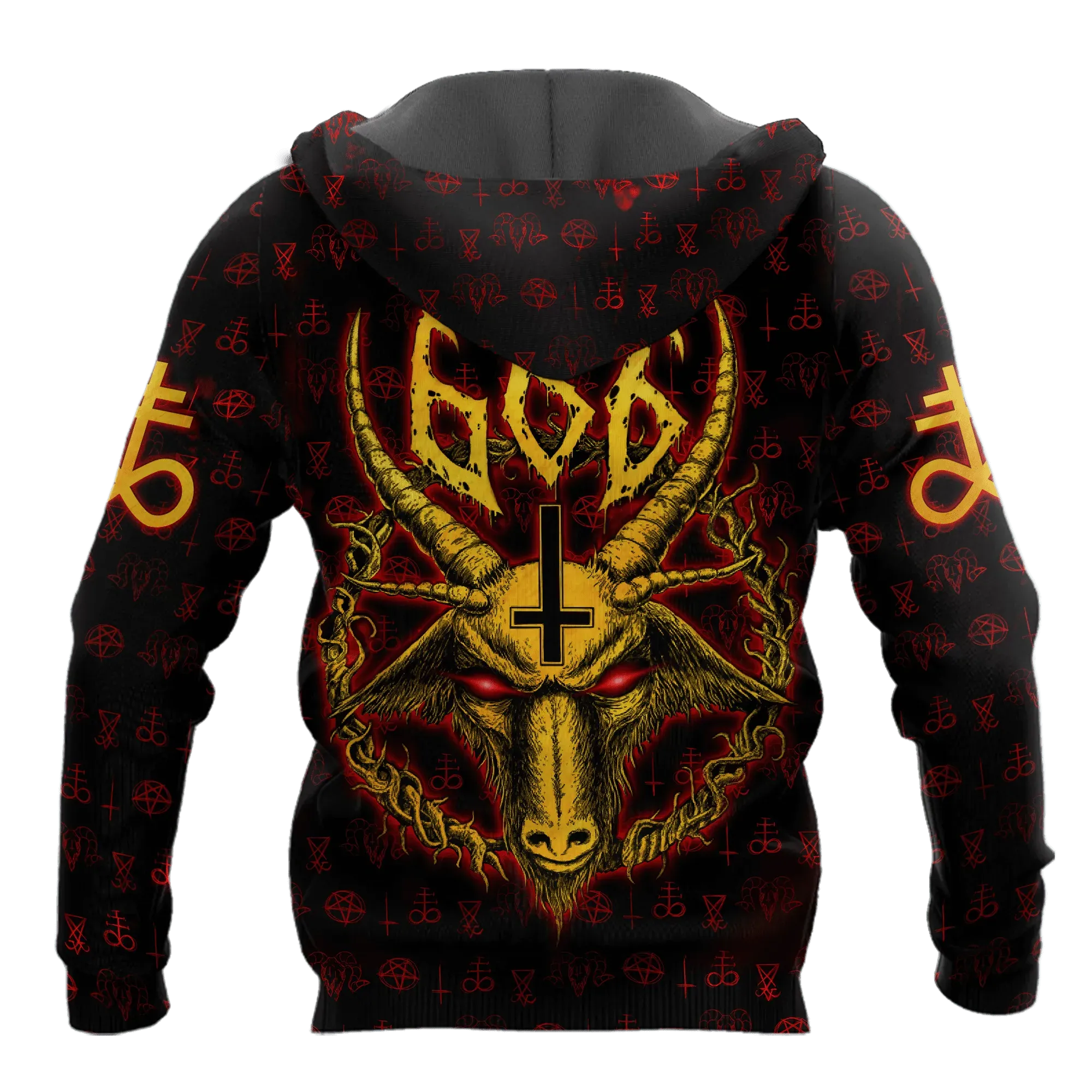 Skull Satanic Devil 3D All Over Printed Unisex Hoodie Skull Premium Hoodies For Adults