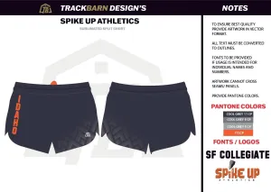 Spike-Up-Athletics Mens Split Track Short