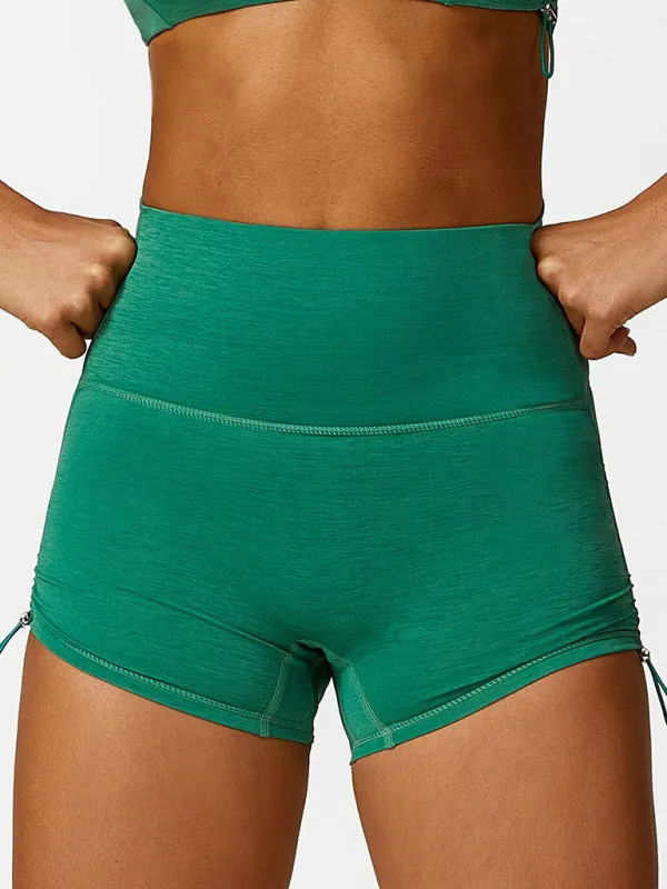 TEEK - Drawstring Yoga Breathable Running Tight Shorts