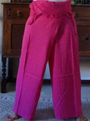 Thai Fisherman Yoga Massage Pants Pink