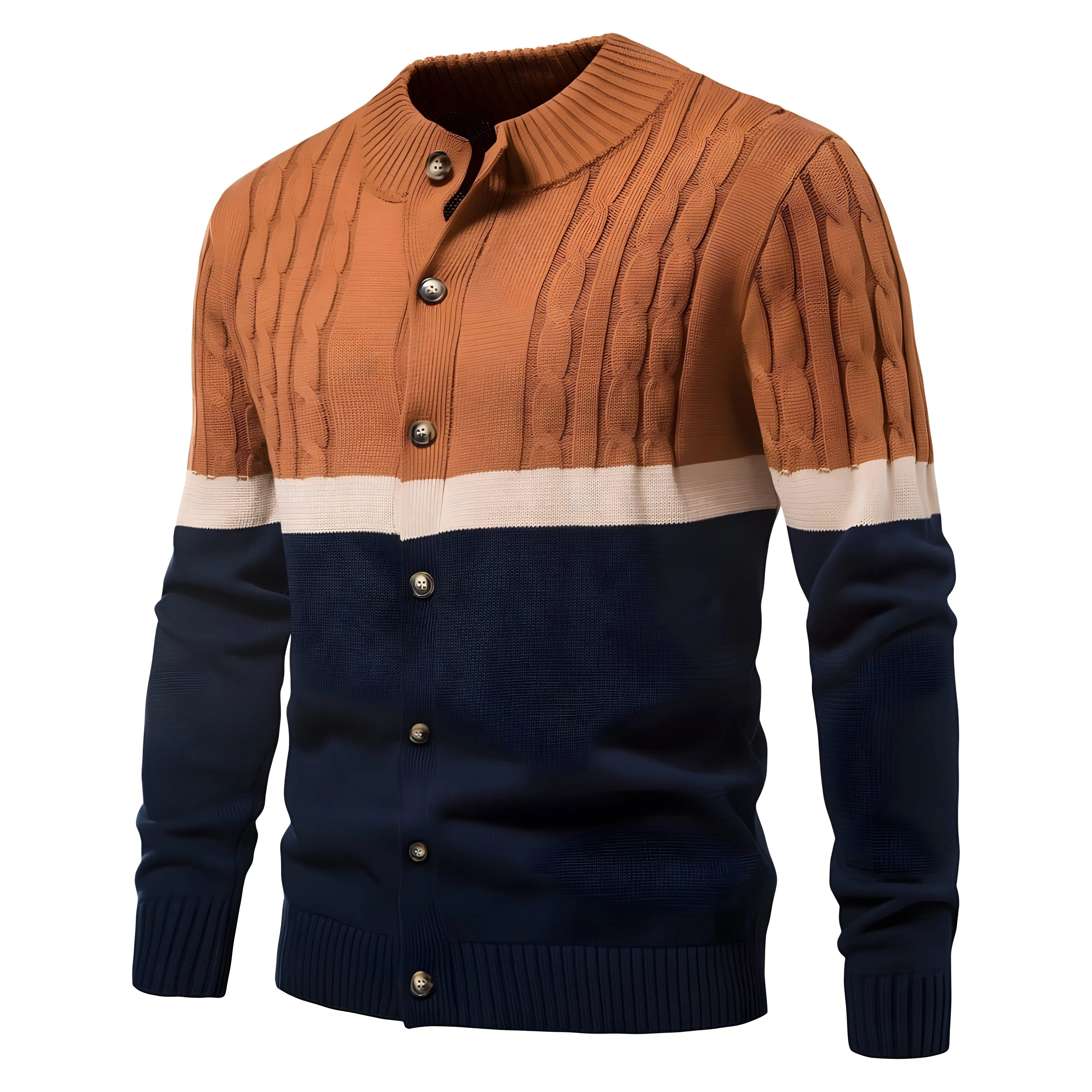 The Archie Slim Fit Knitted Cardigan - Multiple Colors