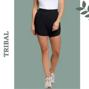 Tribal Four-way Stretch Workout Shorts 77430-3668-0002