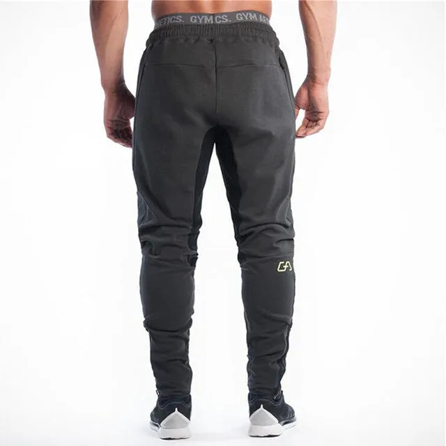 Two Color Contrast Joggers Sweatpants